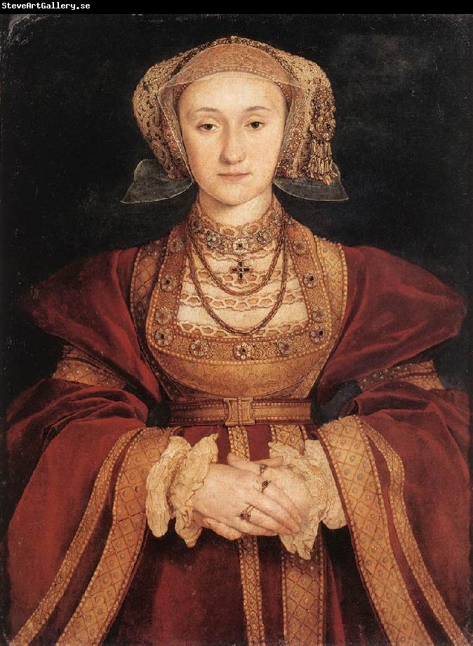 HOLBEIN, Hans the Younger Portrait of Anne of Cleves sf